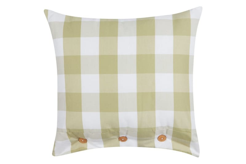 Pyntepuder Tamnine Grøn/Hvid, Firkantet, Grøn/Hvid, Firkantet