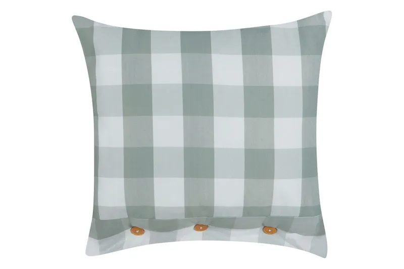 Pyntepuder Tamnine Mintgrøn/Hvid, Firkantet - Mintgrøn/Hvid, Firkantet - Tekstiler - Pude & plaid - Pyntepuder & pudebetræk
