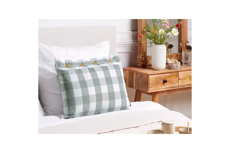 Pyntepuder Tamnine Mintgrøn/Hvid, Rektangulær - Mintgrøn/Hvid, Rektangulær - Tekstiler - Pude & plaid - Udendørs puder