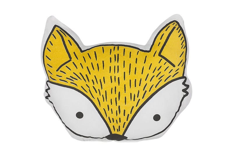 Pyntepuder Vadodara sæt af 2 Gul/Hvid/Sort - Gul/Hvid/Sort - Tekstiler - Børnetekstiler - Sengetøj til børn - Børnepuder