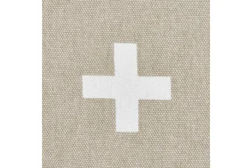 Pyntepuder Velleia sæt af 2 Beige/hvid - Beige/hvid - Tekstiler - Pude & plaid - Pyntepuder & pudebetræk