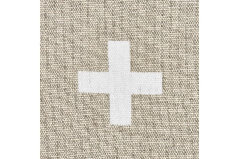 Pyntepuder Velleia sæt af 2 Beige/hvid - Beige/hvid - Tekstiler - Pude & plaid - Pyntepuder & pudebetræk