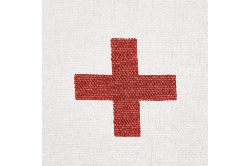 Pyntepuder Velleia sæt af 2 Hvid/Rød - Hvid/Rød - Tekstiler - Pude & plaid - Pyntepuder & pudebetræk