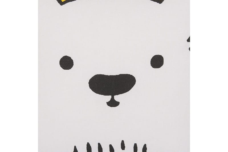 Pyntepuder Waranasi sæt af 2 Gul/Hvid/Sort - Gul/Hvid/Sort - Tekstiler - Børnetekstiler - Sengetøj til børn - Børnepuder