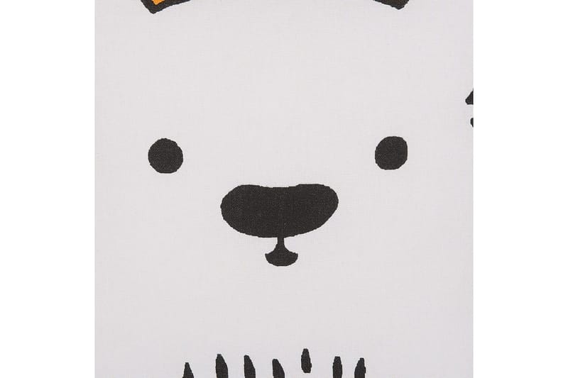 Pyntepuder Waranasi sæt af 2 Orange/Hvid/Sort - Orange/Hvid/Sort - Tekstiler - Børnetekstiler - Sengetøj til børn - Børnepuder