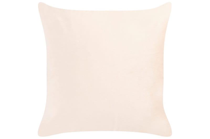 Pyntepuder Yarrow sæt af 2 Beige/Sølv - Beige/Sølv - Tekstiler - Pude & plaid - Udendørs puder