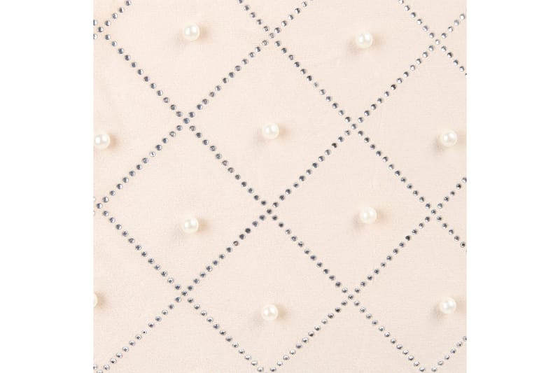 Pyntepuder Yarrow sæt af 2 Beige/Sølv - Beige/Sølv - Tekstiler - Pude & plaid - Udendørs puder