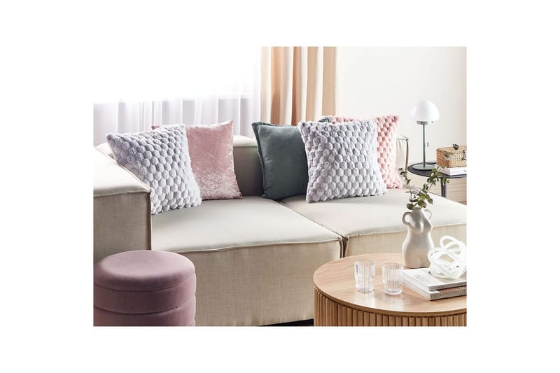 Pyntepuder Purslane sæt med 2 Grå - Grå - Tekstiler - Pude & plaid - Udendørs puder