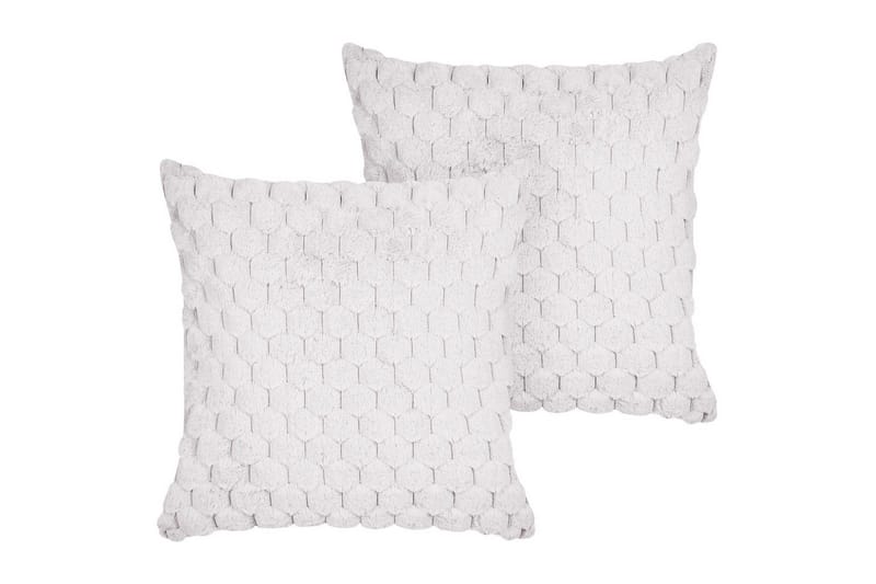 Pyntepuder Purslane sæt med 2 Hvid, Hvid