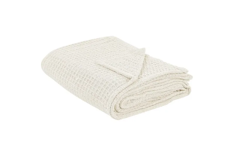 Sengetæppe Chagyl Lys beige, 220x240 cm - Lys beige, 220x240 cm - Tekstiler - Sengetøj - Sengetæppe - Sengetæppe enkeltseng