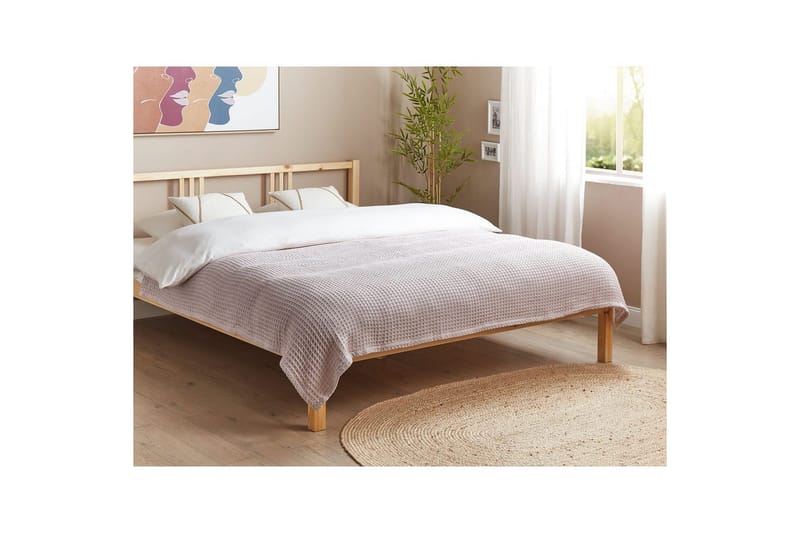 Sengetæppe Chagyl Rosa, 150x200 cm - Rosa, 150x200 cm - Tekstiler - Sengetøj - Sengetæppe - Sengetæppe enkeltseng