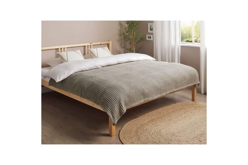 Sengetæppe Chagyl Taupe, 150x200 cm - Taupe, 150x200 cm - Tekstiler - Sengetøj - Sengetæppe - Sengetæppe dobbeltseng