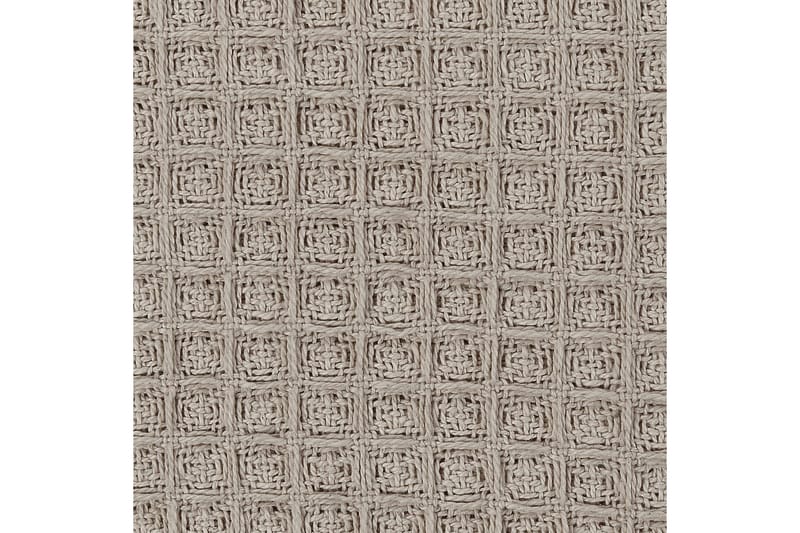 Sengetæppe Chagyl Taupe, 200x220 cm - Taupe, 200x220 cm - Havemøbler - Hynder - Hynder til bænk & havesofa