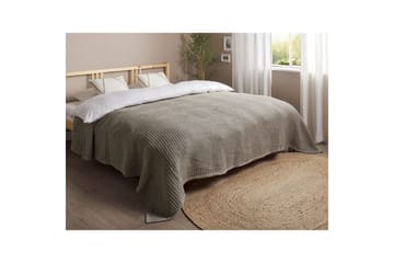 Sengetæppe Chagyl Taupe, 220x240 cm - Taupe, 220x240 cm - Tekstiler - Sengetøj - Sengetæppe - Sengetæppe dobbeltseng