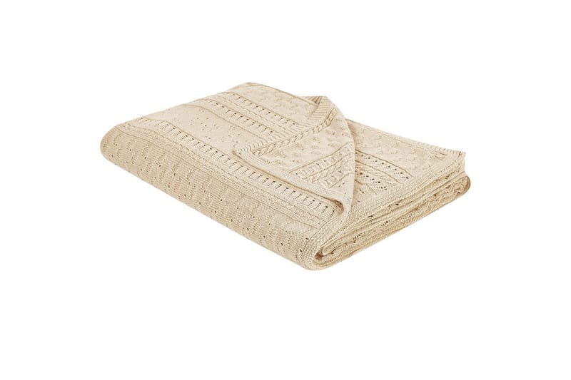 Sengetæppe Daulet Beige - Beige - Havemøbler - Hynder - Hynder til bænk & havesofa