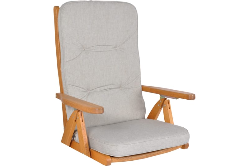 Askegrå 5-position woodline - Grå - Havemøbler - Hynder - Positionshynder