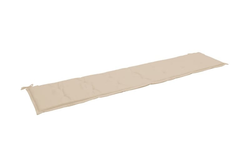 Hynde Til Havebænk 200x50x3 cm Beige - Beige - Havemøbler - Hynder - Siddehynder