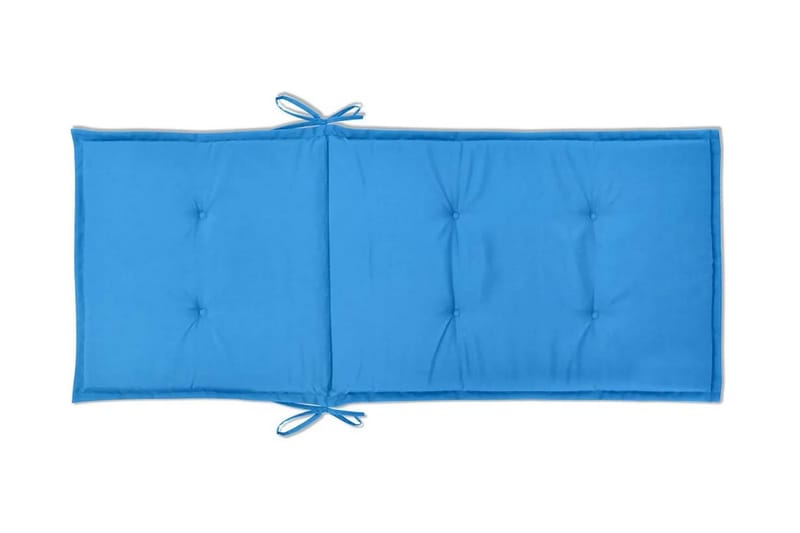 Hynde Til Havestol 2 Stk. Blå 120 X 50 X 3 Cm - Blå - Havemøbler - Hynder - Siddehynder