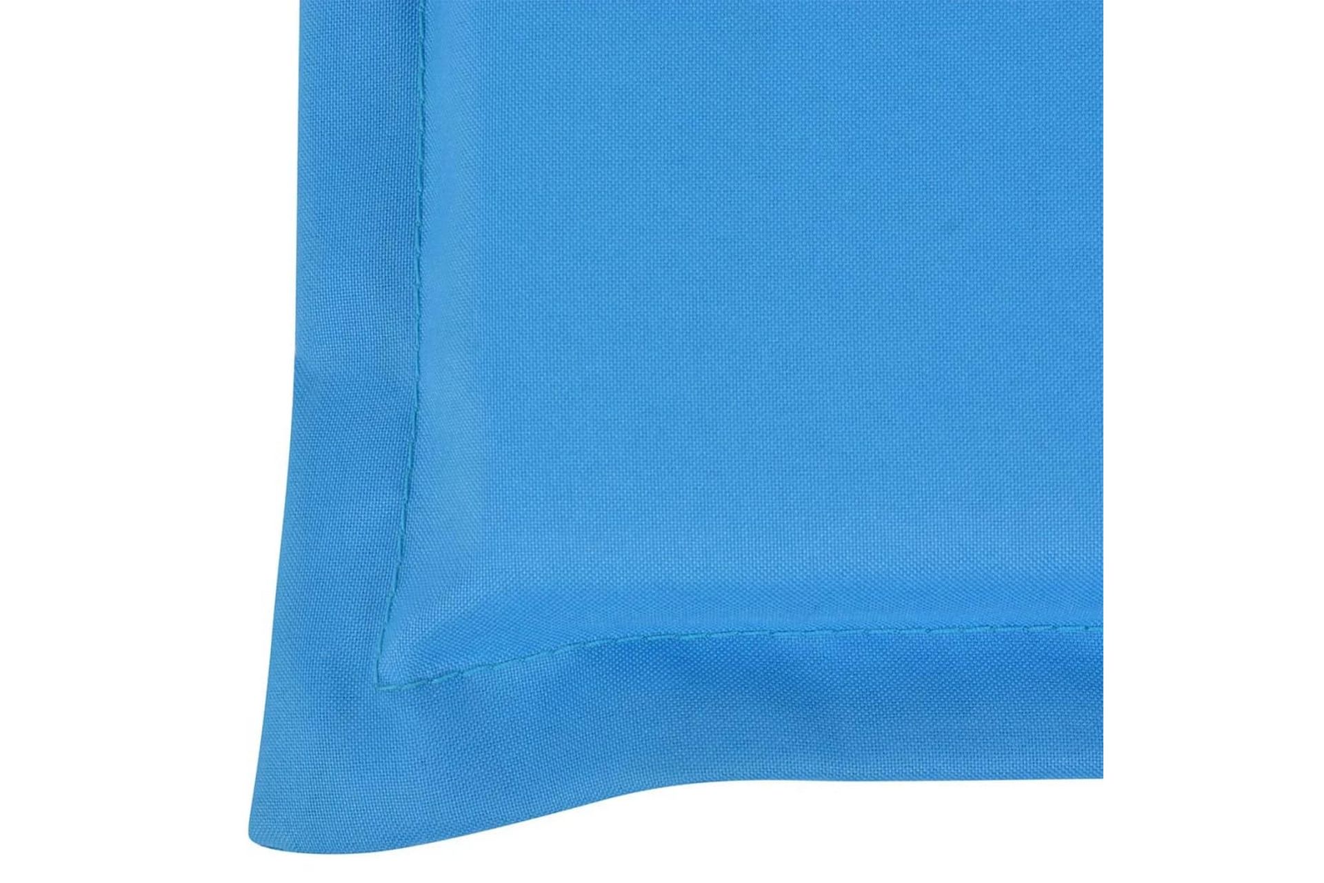 Hynde Til Havestol 2 Stk. Blå 120 X 50 X 3 Cm - Blå - Havemøbler - Hynder - Siddehynder
