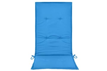 Hynde Til Havestol 2 Stk. Blå 120 X 50 X 3 Cm - Blå - Havemøbler - Hynder - Siddehynder