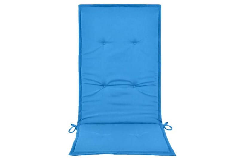 Hynde Til Havestol 2 Stk. Blå 120 X 50 X 3 Cm - Blå - Havemøbler - Hynder - Siddehynder