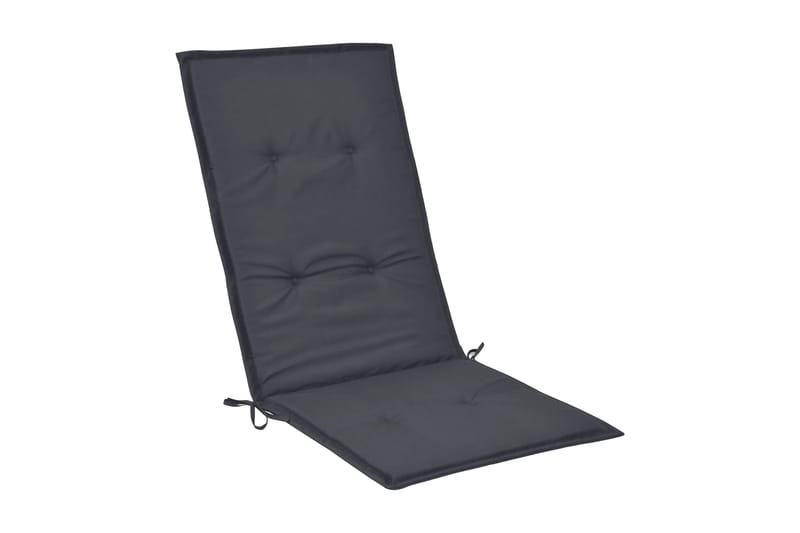 Hynde Til Havestol 4 Stk. Antracitgrå 120X50X3 Cm - Grå - Havemøbler - Hynder - Siddehynder