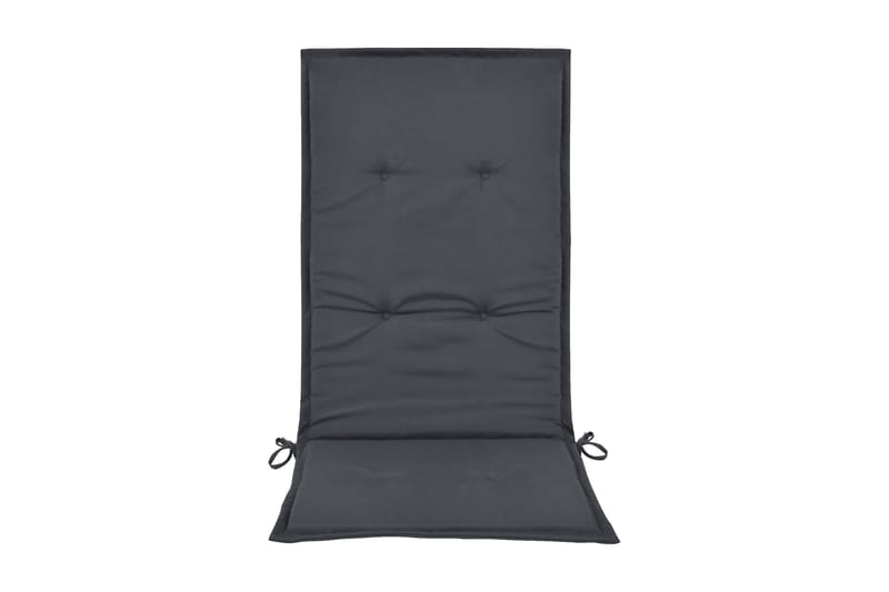 Hynde Til Havestol 4 Stk. Antracitgrå 120X50X3 Cm - Grå - Havemøbler - Hynder - Siddehynder