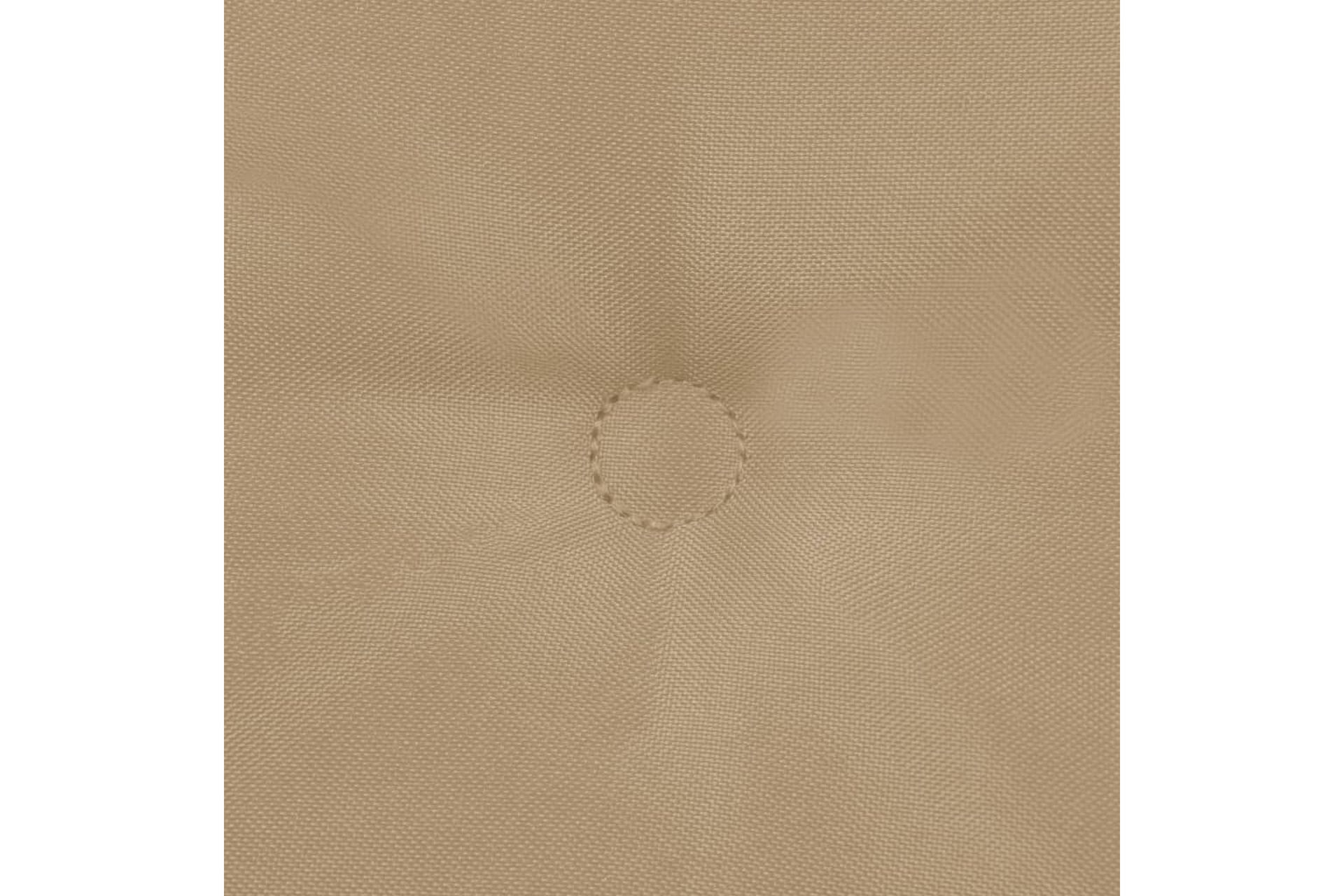 Hynder Til Havestol 2 Stk. 100x50x3 cm Beige - Beige - Havemøbler - Hynder - Siddehynder