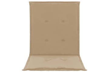 Hynder Til Havestol 2 Stk. 100x50x3 cm Beige - Beige - Havemøbler - Hynder - Siddehynder