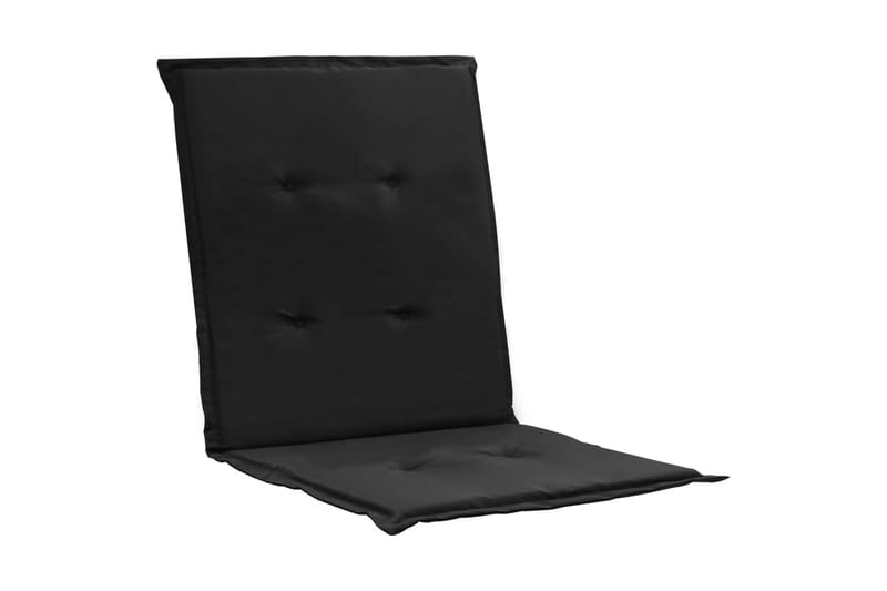 Hynder Til Havestol 2 stk. 100x50x3 cm Sort - Sort - Havemøbler - Hynder - Siddehynder