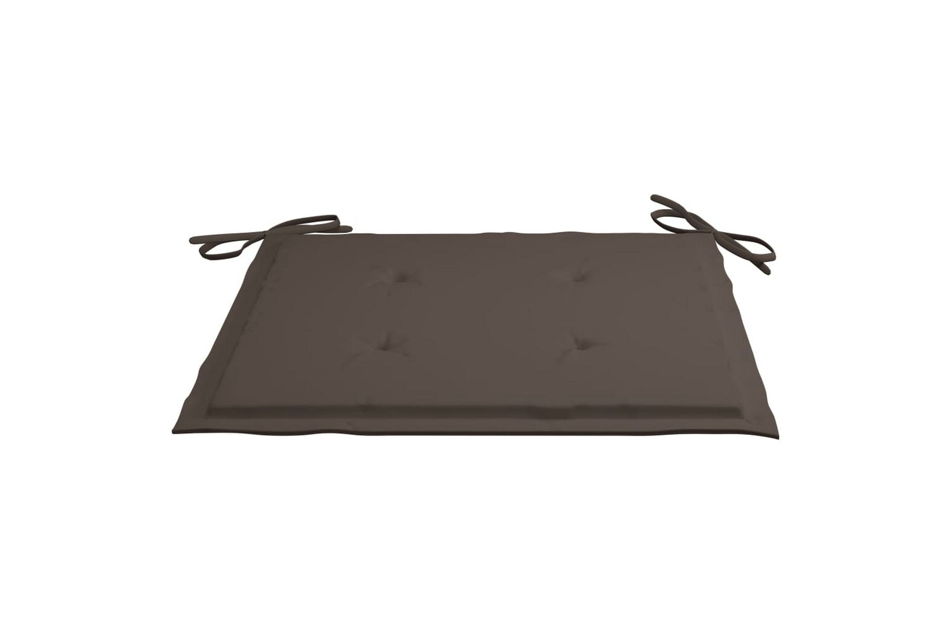Hynder Til Havestol 2 Stk. 40x40x4 cm Stof Gråbrun - Gråbrun - Havemøbler - Hynder - Siddehynder