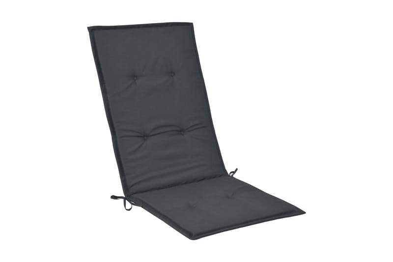 Hynder Til Havestol 2 Stk. Antracitgrå 120X50X3 Cm - Grå - Havemøbler - Hynder - Siddehynder
