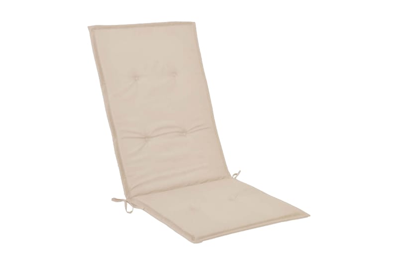 Hynder Til Havestol 2 Stk. Cremefarvet 120 X 50 X 3 Cm - Creme - Havemøbler - Hynder - Siddehynder