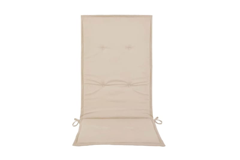 Hynder Til Havestol 2 Stk. Cremefarvet 120 X 50 X 3 Cm - Creme - Havemøbler - Hynder - Siddehynder
