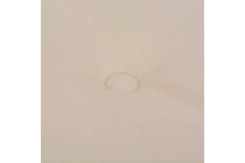 Hynder Til Havestol 2 Stk. Cremefarvet 120 X 50 X 3 Cm - Creme - Havemøbler - Hynder - Siddehynder