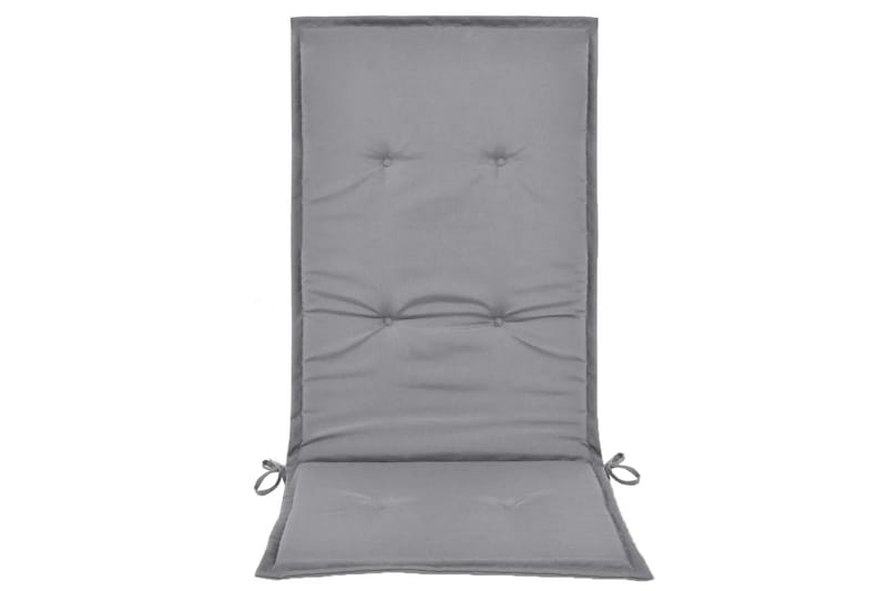 Hynder Til Havestol 2 Stk. Grå 120 X 50 X 3 Cm - Grå - Havemøbler - Hynder - Siddehynder