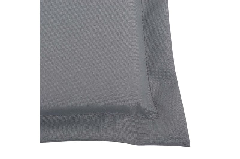 Hynder Til Havestol 2 Stk. Grå 120 X 50 X 3 Cm - Grå - Havemøbler - Hynder - Siddehynder