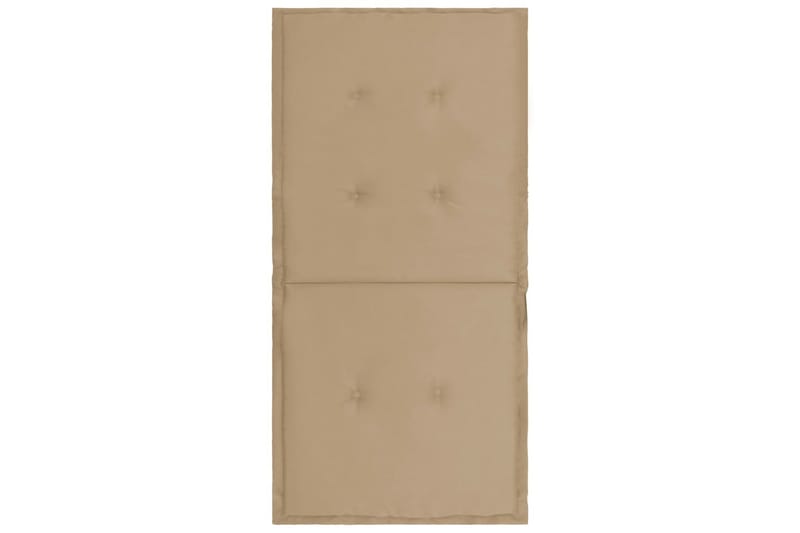 Hynder Til Havestol 4 Stk. 100x50x3 cm Beige - Beige - Havemøbler - Hynder - Siddehynder