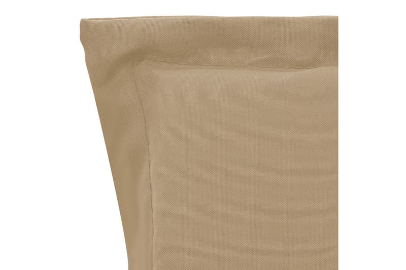 Hynder Til Havestol 4 Stk. 100x50x3 cm Beige - Beige - Havemøbler - Hynder - Siddehynder