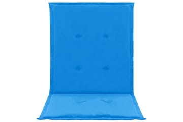 Hynder Til Havestol 4 stk. 100x50x3 cm Blå - Blå - Havemøbler - Hynder - Siddehynder
