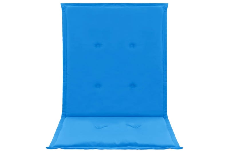 Hynder Til Havestol 4 stk. 100x50x3 cm Blå - Blå - Havemøbler - Hynder - Siddehynder
