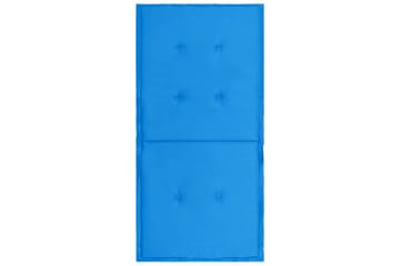 Hynder Til Havestol 4 stk. 100x50x3 cm Blå - Blå - Havemøbler - Hynder - Siddehynder