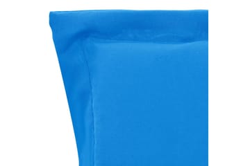 Hynder Til Havestol 4 stk. 100x50x3 cm Blå - Blå - Havemøbler - Hynder - Siddehynder