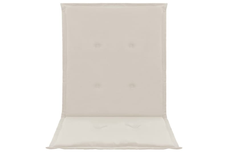 Hynder Til Havestol 4 stk. 100x50x3 cm Cremefarvet - Creme - Siddehynder