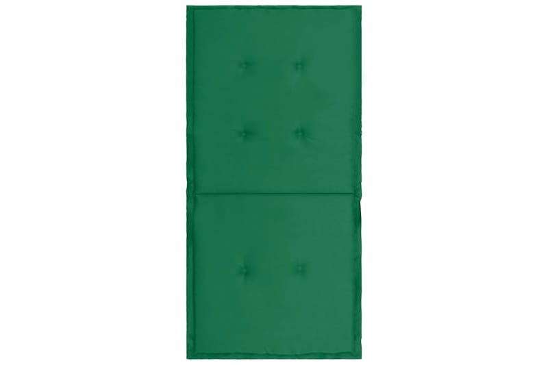 Hynder Til Havestol 4 stk. 100x50x3 cm Grøn - Grøn - Havemøbler - Hynder - Siddehynder