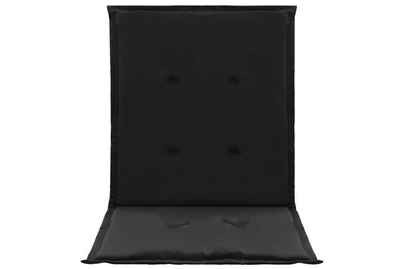 Hynder Til Havestol 4 Stk. 100x50x3 cm Sort - Sort - Havemøbler - Hynder - Siddehynder