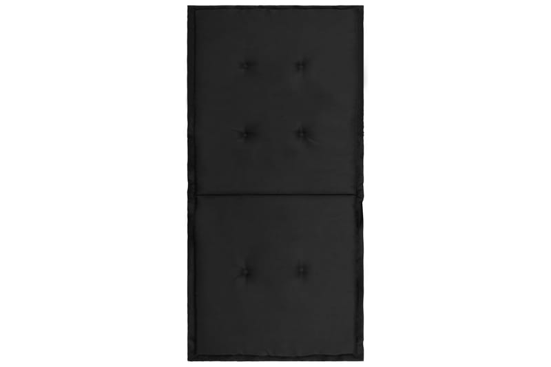 Hynder Til Havestol 4 Stk. 100x50x3 cm Sort - Sort - Havemøbler - Hynder - Siddehynder