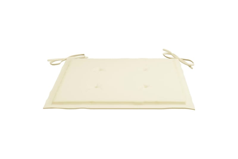 Hynder Til Havestol 4 Stk. 50x50x4 cm Stof Cremefarvet - Creme - Siddehynder