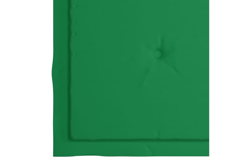 Hynder Til Havestol 4 Stk. 50x50x4 cm Stof Grøn - Grøn - Siddehynder