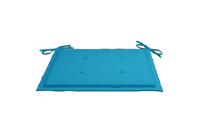 hynder til havestol 4 stk. 50x50x4 cm stof kongeblå - Blå - Havemøbler - Hynder - Siddehynder
